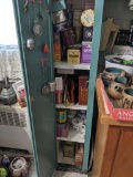 Tea Tins, Boxes, Mugs, Lidded Tea Pot-Kitchen Cabinet Contents