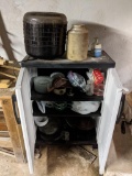 Small 2-Door Cabinet with Contents - Basement Lot