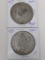 Morgan Dollars 1888O VF, 1888S Cleaned VF