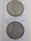 Morgan Dollars 1889O XF, 1890O AU