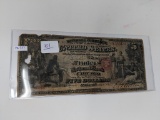 National Bank Note (Holed) 1st Charter Illinois FR 397 Poor