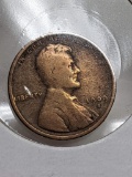 Lincoln Cent 1909S Cleaned VG