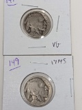 Buffalo Nickel 1914S VG, 15D VG