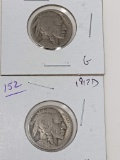 Buffalo Nickel 1917D VG, 17S G