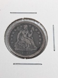 Seated Dime 1841 VF
