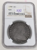 Bust Dollar 1799 NGC G-4
