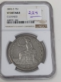 1876S Trade Dollar NGC VF Details Cleaned