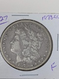 Morgan Dollar 1878CC F