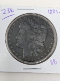 Morgan Dollar 1881CC VG-F