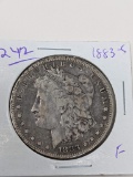 Morgan Dollar 1883S F