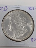 Morgan Dollar 1883CC BU