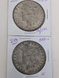 Morgan Dollars 1889O XF, 1890O AU