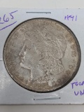 Morgan Dollar 1891 Toned UNC