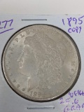 Morgan Dollar 1895 BU Copy Nice Filler