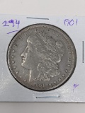 Morgan Dollar 1901 F