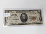 $20 National Note Kutztown PA TI VG