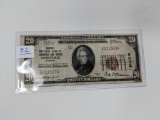 $20 National Note Norfolk VA TI VG