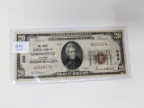 $20 National Note Springfield IL TI F-VF