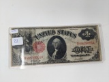 $1 1917 Legal Tender FR 39 Taped Left Side VG-F