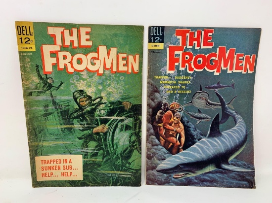 The Frogmen Comic Books by Dell Publishing