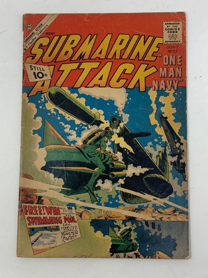 Submarine Attack, Vol. 2, No. 29, Aug. 1961 Comic Book