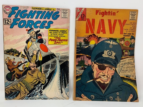 Fightin' Forces and Fightin' Navy Silver Age Comic Books