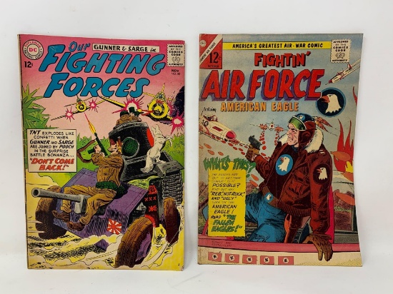 Our Fighting Forces and Fightin' Air Force, Silver Age Comic Books