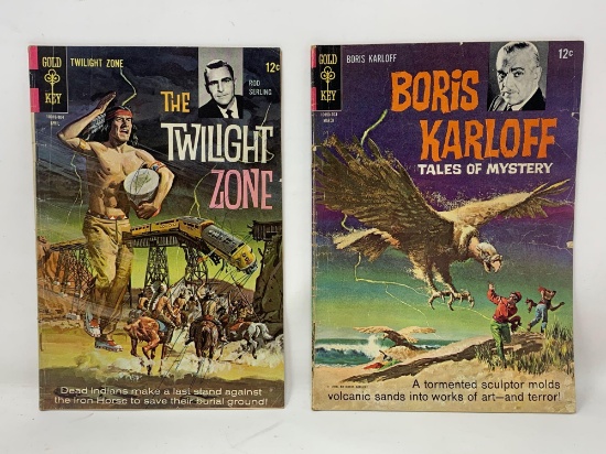 The Twilight Zone and Boris Karloff Comic Books