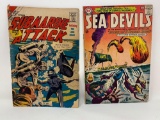 Submarine Attack and Sea Devils Comic Books