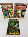 Marvel and DC Comic Comic Books, 1971, 1972, 1974