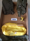 G.I. Joe Rain Coat, Raft, Uniform & Sleeping Bag