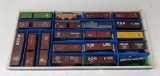 20 Pieces Mostly Freight Cars & Texaco Tanker
