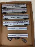 6 Pc. Amtrak Passenger Set- Used, As Is