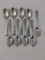 9 Sterling Spoon Set