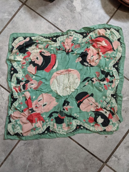 Merry Melodies Vintage Handkerchief