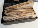 Tole Document Box Full of Early Ephemera & Documents