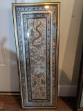 Framed Oriental Needlework Piece