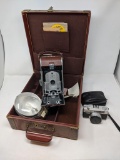 Polaroid Land Camera Model 95 with Flash, Konica C35 Camera