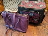 Purple Buxton Bag and Sewing-Craft Bag
