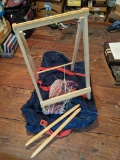 Table Top Weaving Loom with Carry Case
