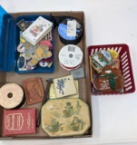 Patches, Ribbon, Tin Box, Playing Cards, Souvenir Buttons