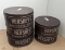 5 Round Hershey's Chocolate and Cocoa Tins