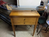 Sewing Machine Cabinet and Folding Drying Rack