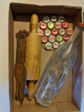 Bottle Caps, Wooden Rolling Pin, Giraffe 