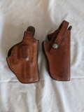 2 Leather Holsters, approx. 7