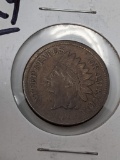 Indian Cent 1860 F-VF Rounded Bust