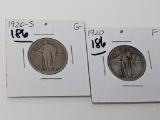 S.L. Quarters 1920 F, 20S VG