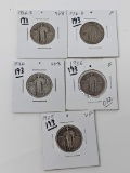 S.L. Quarters 1925, (2) 26, 26D, 26S VG-VF