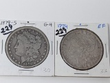 Morgan Dollars 1879 XF, 79S G