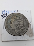 Morgan Dollar 1882CC F